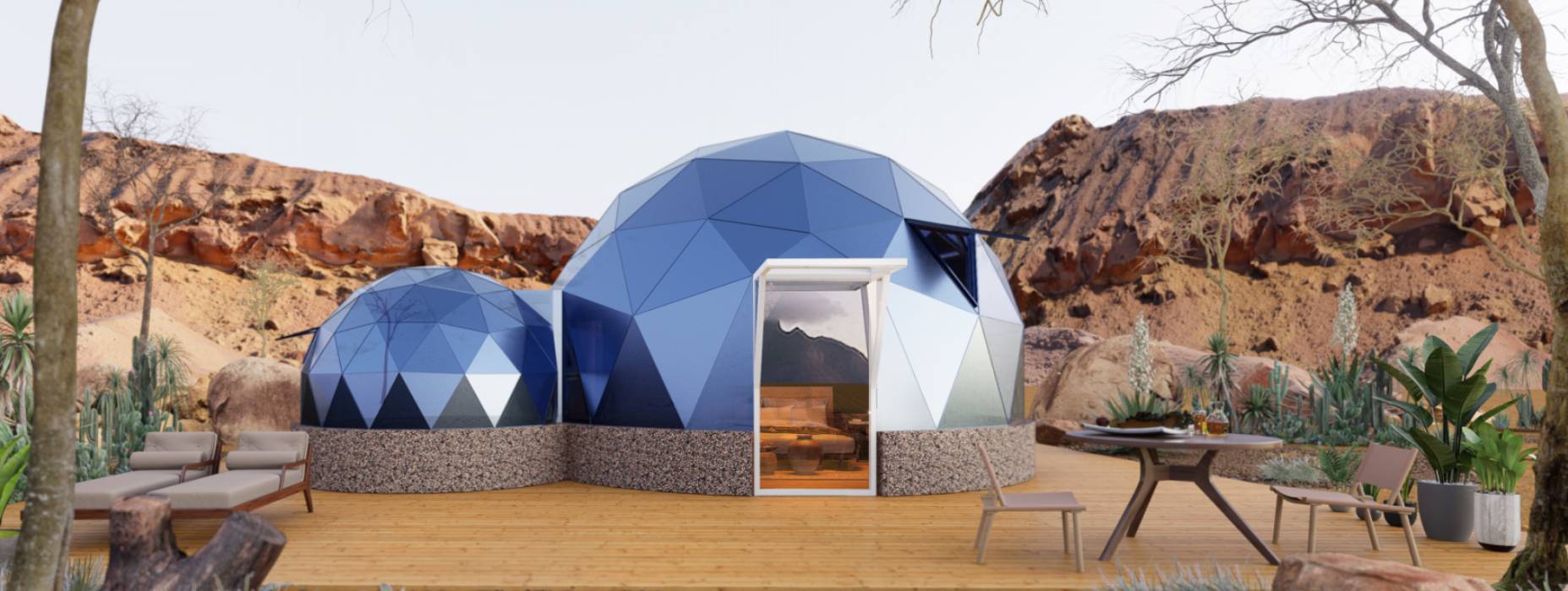 苏尼特右旗球形智能光伏玻璃星空房